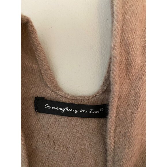 Do Everything In Love Animal Print Kimono Cardigan Fringe One Size - Picture 5 of 8